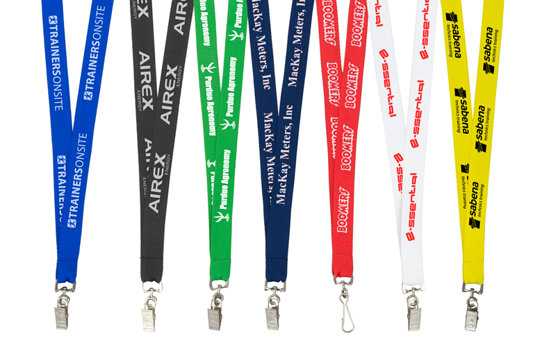 3/4" Overseas Silkscreen Lanyard 8-10 Weeks